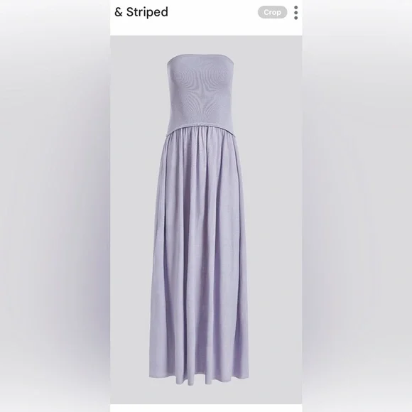 NWT Solid & Striped Lilac Sasha strapless dress! Size Large - Picture 2 of 15